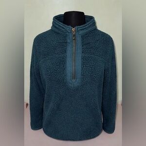 Jordan Teal Sherpa Pullover